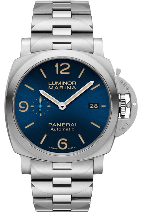 bracelet panerai luminor marina|luminor marina panerai watch price.